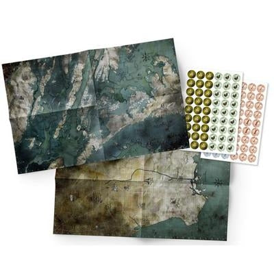 Mutant - Year Zero Maps & Markers Pack by Modiphius