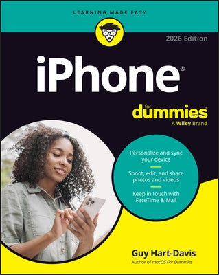 iPhone for Dummies, 2026 Edition by Hart-Davis, Guy