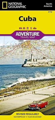 Cuba Map by National Geographic Maps