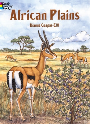 African Plains Coloring Book by Gaspas-Ettl, Dianne