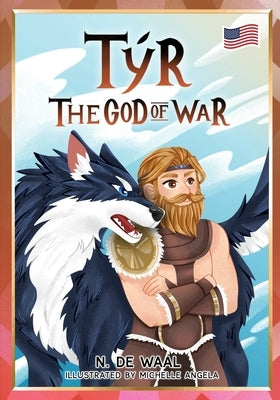 Tyr, the god of War: and his pet Fenrirs wolf by Angela, Michelle