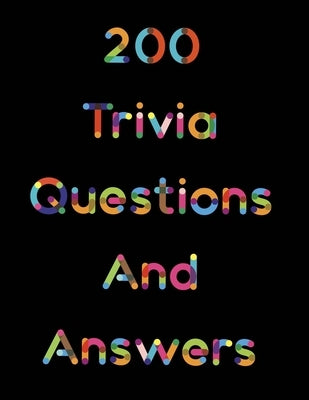 200 Trivia Questions and Answers by Books, Wantable
