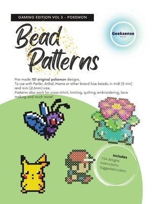 Bead Patterns: Gaming Edition Vol 3 by Geeksense Pixel Art