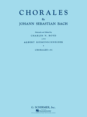 Chorales 1-91, Open Score: Piano Solo by Bach, Johann Sebastian