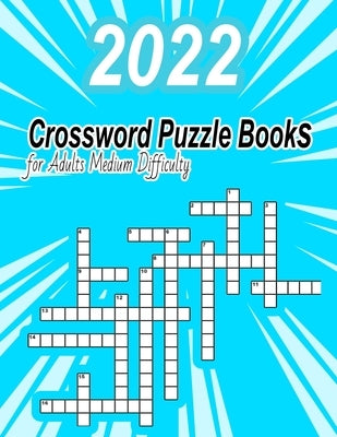 Crossword Puzzle Books for Adults Medium Difficulty: Brain training games for Adults, crossword puzzle books for adults large print, Brain Teasers cro by Pop-123