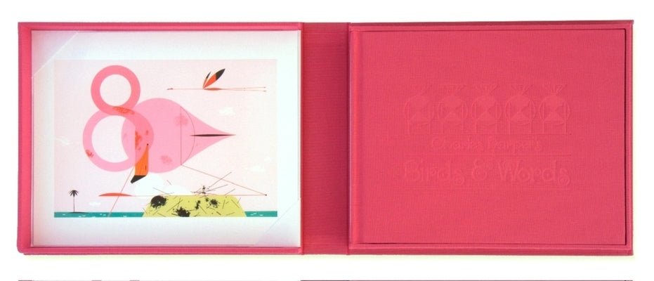 Charles Harper's Birds & Words: W Flamingo Print [With Flamingo Print] by Harper, Charley