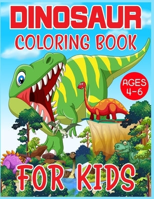 Dinosaur Coloring Book For Kids Ages 4-6 by Publishing, Nitu