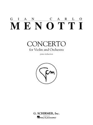 Gian Carlo Menotti: Concerto by Menotti, Gian-Carlo