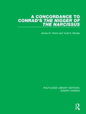 A Concordance to Conrad's the Nigger of the Narcissus by Parins, James W.