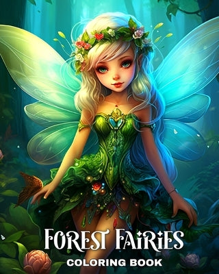 Forest Fairies Coloring Book: Fairy Coloring Pages for Adults and Teens with Enchanting Forest Fairies by Peay, Regina