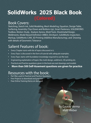 SolidWorks 2025 Black Book: (Colored) by Verma, Gaurav