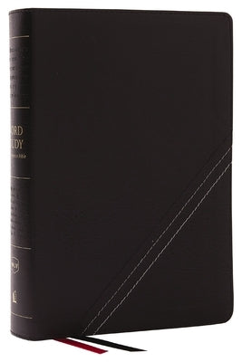 Nkjv, Word Study Reference Bible, Bonded Leather, Black, Red Letter, Comfort Print: 2,000 Keywords That Unlock the Meaning of the Bible by Thomas Nelson