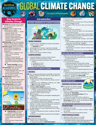 Global Climate Change: A Quickstudy Laminated Reference Guide by Gardner, Jane