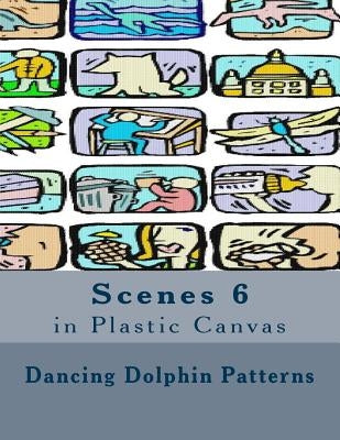 Scenes 6: in Plastic Canvas by Patterns, Dancing Dolphin