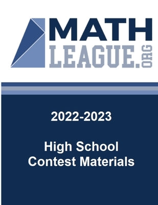 2022-2023 High School Contest Materials by Sanders, Tim