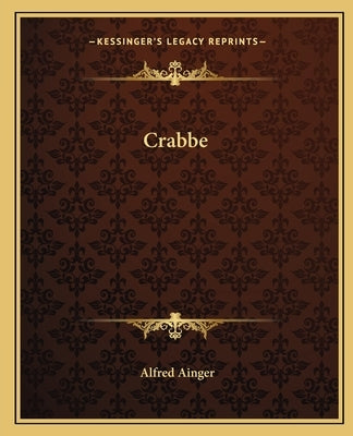 Crabbe by Ainger, Alfred
