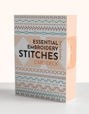 Essential Embroidery Stitches Card Deck by Barnden, Betty