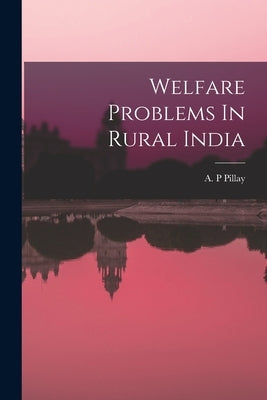 Welfare Problems In Rural India by Pillay, A. P.