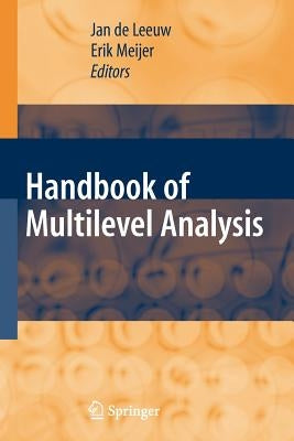 Handbook of Multilevel Analysis by Deleeuw, Jan