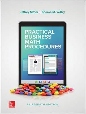 Loose Leaf for Practical Business Math Procedures with Business Math Handbook by Slater, Jeffrey