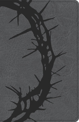 NASB Large Print Personal Size Reference Bible, Charcoal Leathertouch, Indexed by Holman Bible Publishers