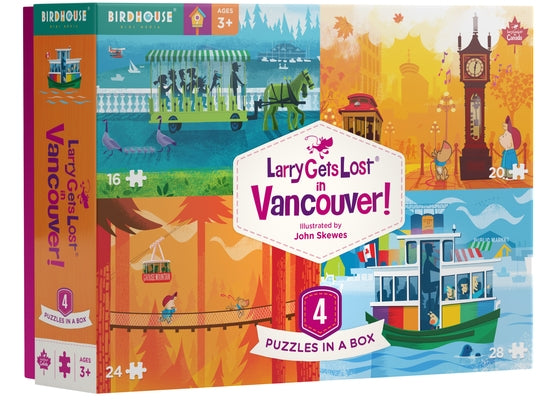Larry Gets Lost in Vancouver Puzzle: 4 Puzzles in a Box by Skewes, John