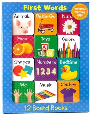First Words (12 Board Book Set) by Little Grasshopper Books