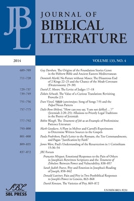 Journal of Biblical Literature 133.4 (2014) by Reinhartz, Adele