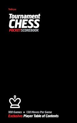 Tabiya Tournament Chess Pocket Scorebook: Cover Style: Black by Precision Chess