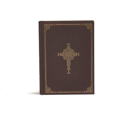 CSB Ancient Faith Study Bible, Brown Cloth-Over-Board: Black Letter, Church Fathers, Study Notes and Commentary, Ribbon Marker, Sewn Binding, Easy-To- by Csb Bibles by Holman