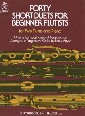 40 Short Duets for Beginner Flutists by Various