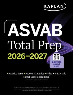 ASVAB Total Prep 2026-2027 by Kaplan Test Prep