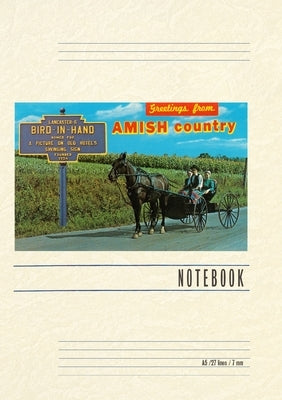 Vintage Lined Notebook Greetings from Amish Country by Found Image Press