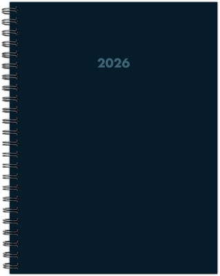 Basic Blue 2026 6.5 X 8.5 Weekly Monthly Softcover Planner by Willow Creek Press