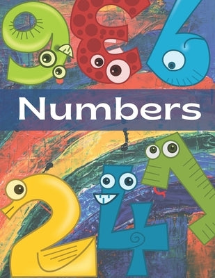 Numbers: kids colouring activity books, connect the dots, activity book, books for 3 years old, letter tracing, connect the dot by Wiejacha, Katarzyna