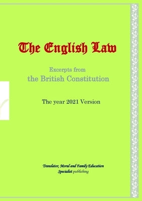 The English Law by Svirska-Huish, Erena a.