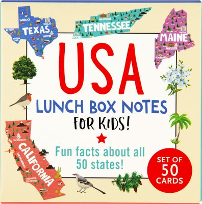 USA Noteworthy Card Deck: Fascinating Lunch Box Notes for Kids! by 