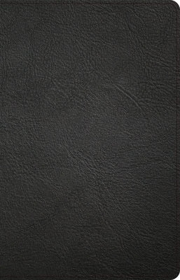 CSB Thinline Reference Bible, Black Genuine Leather by Csb Bibles by Holman