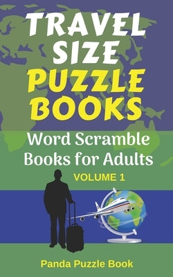 Travel Size Puzzle Books: Word Scramble Books for Adults by Book, Panda Puzzle