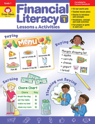 Financial Literacy Lessons and Activities, Grade 1 - Teacher Resource by Evan-Moor Corporation