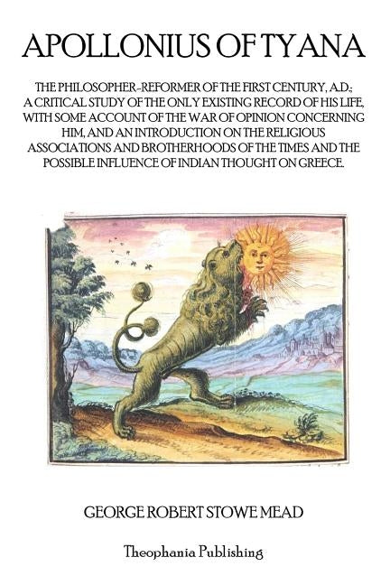 Apollonius of Tyana by Mead, George Robert Stowe