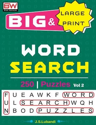 Big & Large Print Word Search Puzzles by Lubandi, J. S.