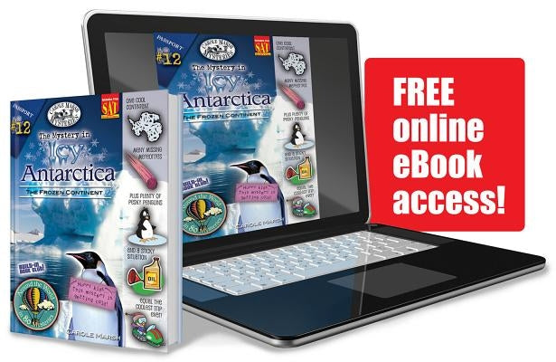 Mystery in Icy Antarctica Plus Free Online eBook Access by Marsh, Carole