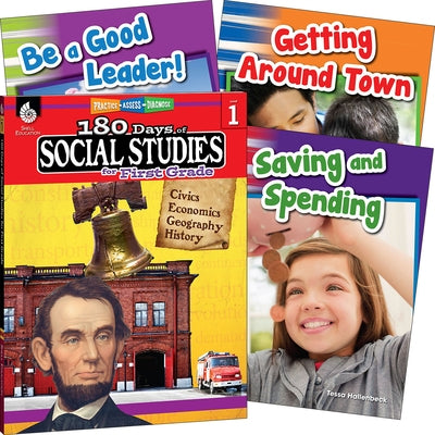Learn-At-Home: Social Studies Bundle Grade 1: 4-Book Set by Multiple Authors