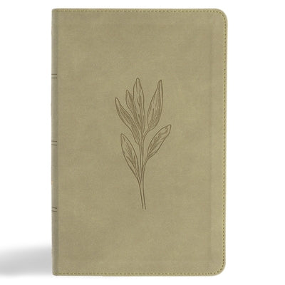 KJV Single-Column Personal Size Bible, Sage Suedesoft Leathertouch by Holman Bible Publishers