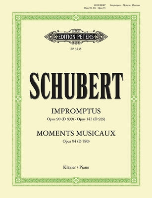 Impromptus and Moments Musicaux for Piano by Schubert, Franz