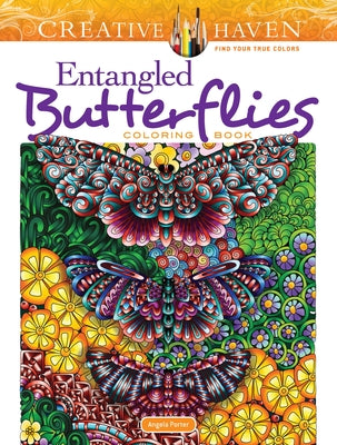 Creative Haven Entangled Butterflies Coloring Book by Porter, Angela