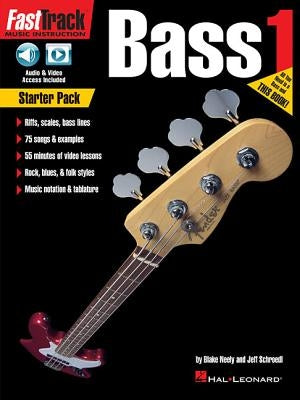Fasttrack Bass Method - Starter Pack: Includes Book 1 with Online Audio and Video by Schroedl, Jeff