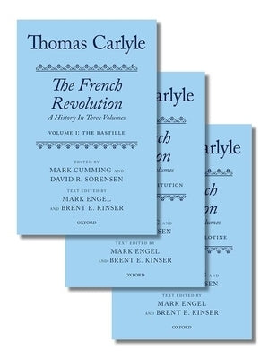 Thomas Carlyle the French Revolution 3 Volume Set by Cumming