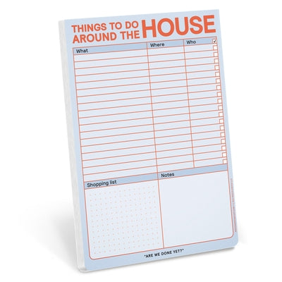 Things to Do Around the House Notepad with Magnet (Pastel Edition) by Knock Knock